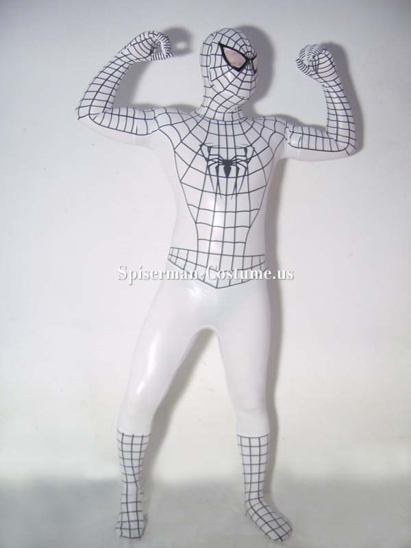 White Costume Spiderman