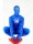 Blue and White Spandex Spiderman Costume