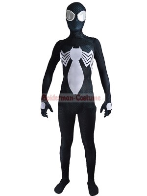 Black Venom Symbiote Spiderman Suit Halloween Costume