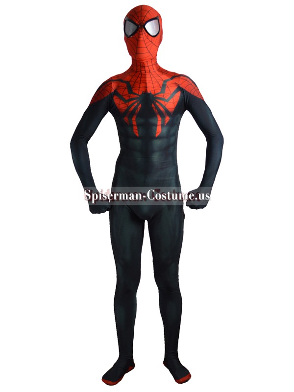 UK Superior Spider-Man Costume Spandex Halloween Cosplay Spiderman Zentai Suit